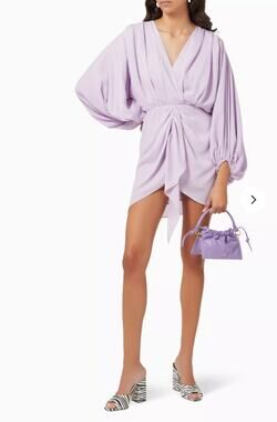 No Pise La Grama Dress 4 Capin Melao Mini Lavender Cocktail Resort Summer Chic